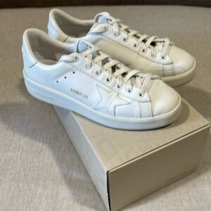 Golden Goose Pure Star Leather Sneakers